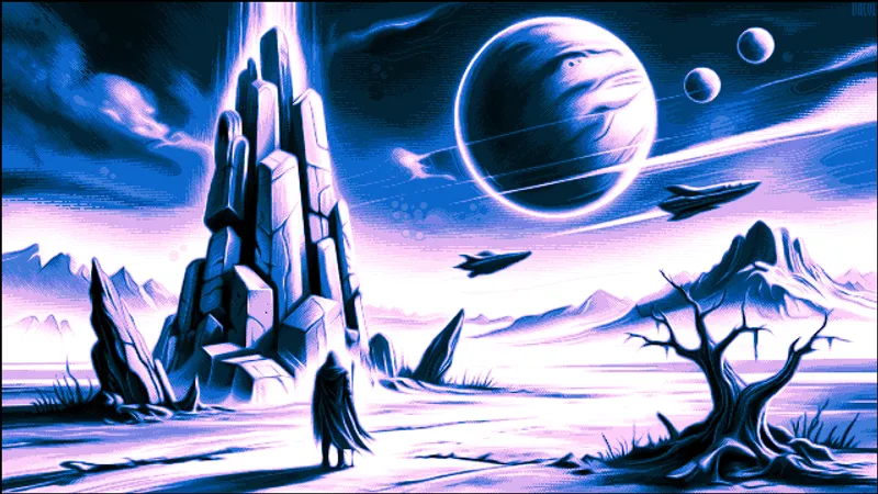 image of the Pixel graphic Arrival On Valthoria by Vasyl